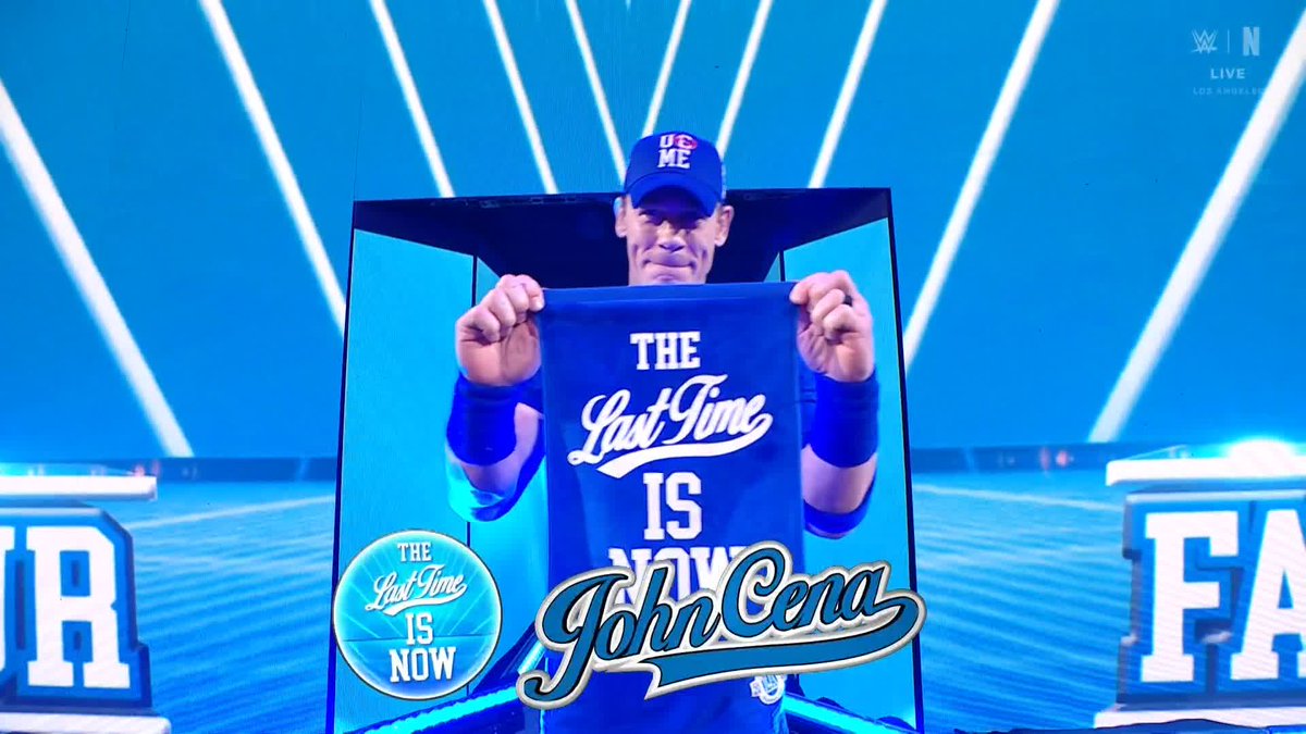 La GIRA DE DESPEDIDA DE JOHN CENA ha comenzado oficialmente en #RawOnNetflix 😢❤️