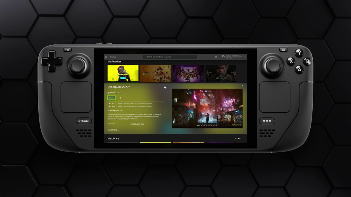 Stream up to 4k 60fps on Steam Deck with the new #GeForceNOW native app - coming soon! ๐คฏ