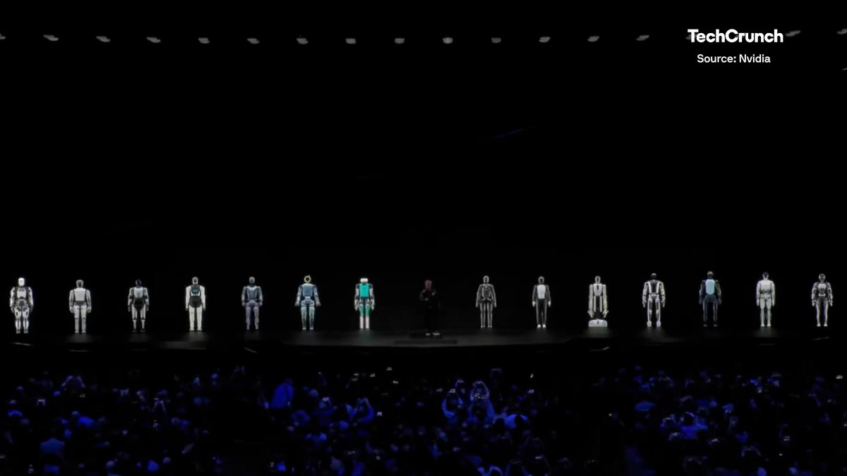 "The ChatGPT moment for general robotics is just around the corner," said Nvidia CEO Jensen Huang during his #CES2025 keynote presentation.