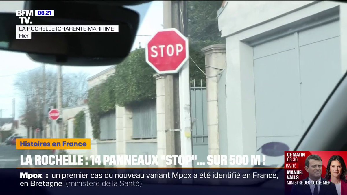 À La Rochelle, quatorze panneaux "stop" installés sur seulement 500 mètres