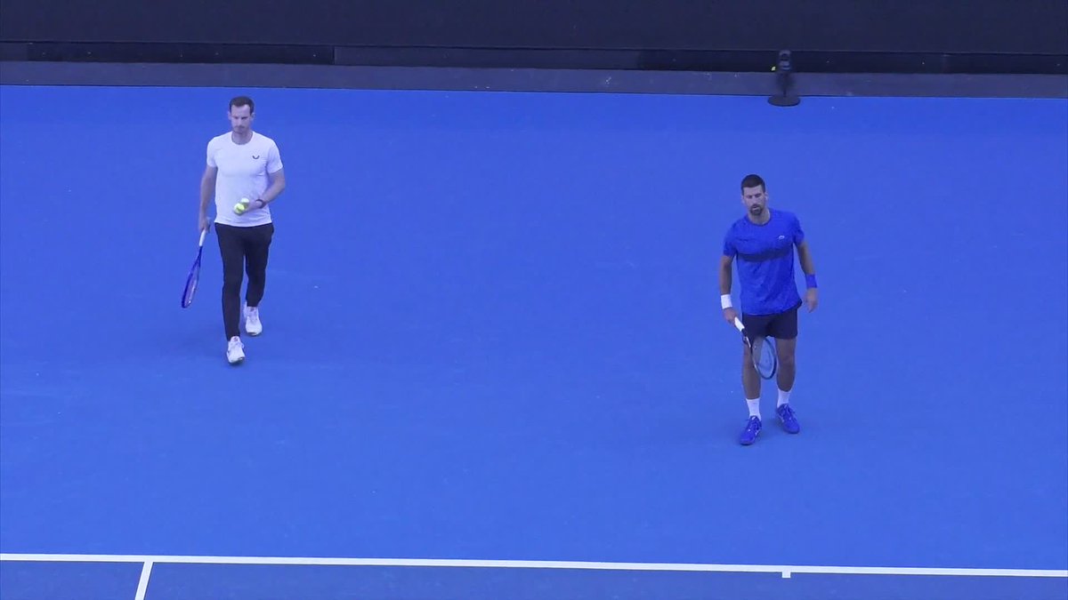 What we have all been waiting for... Andy Murray has arrived in Melbourne to begin his partnership with Novak Djokovic 🤝 #AO2025