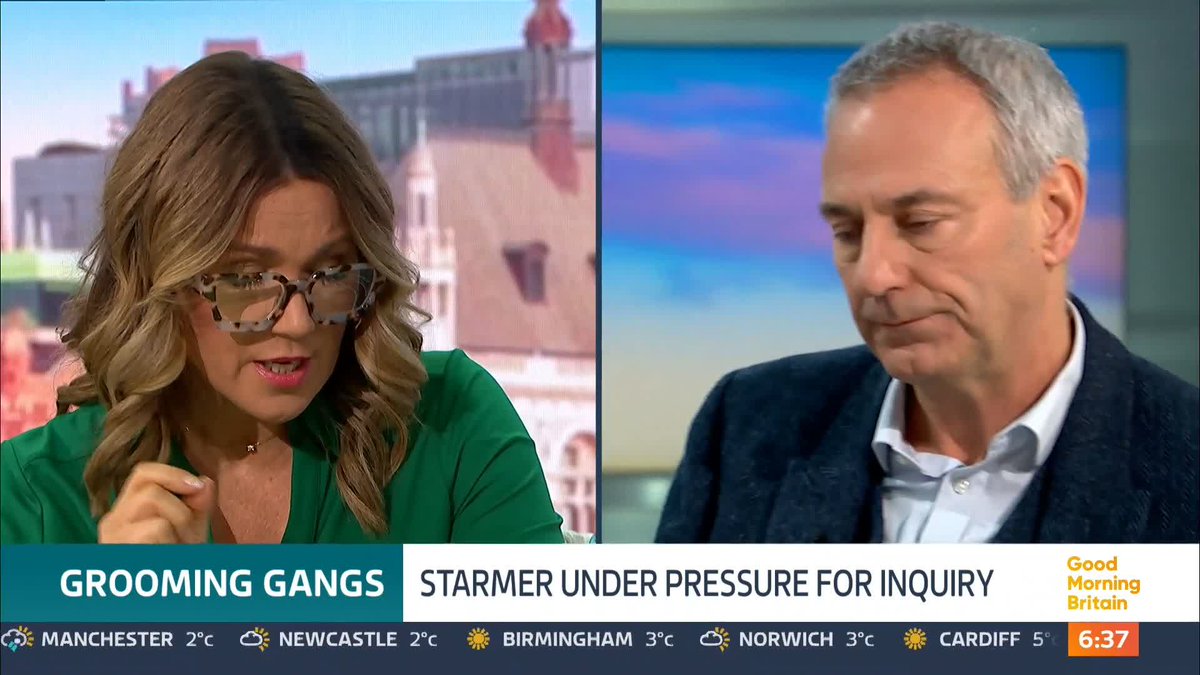 After Keir Starmer argued against holding a full national inquiry into the grooming scandal, Susanna Reid, Ed Balls, Andrew Pierce and @kevin_maguire debate the issue. What do you think?