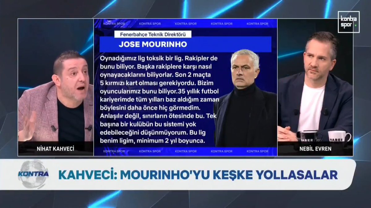 Nihat Kahveci: "Mourinho ilk geldiğinden beri 'Okan Buruk ve Galatasaray' konuşuyor. Bütün hayatı Okan hoca. Okan hoca ağzını açtı mı? Açmadı. Gitti üç attı!"