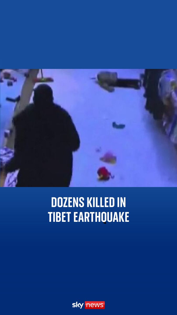 More than 90 people have been killed after a 7.1 magnitude earthquake hit Tibet in western China. More than 1,500 fire and rescue workers have been sent to search for people under the rubble of collapsed buildings.