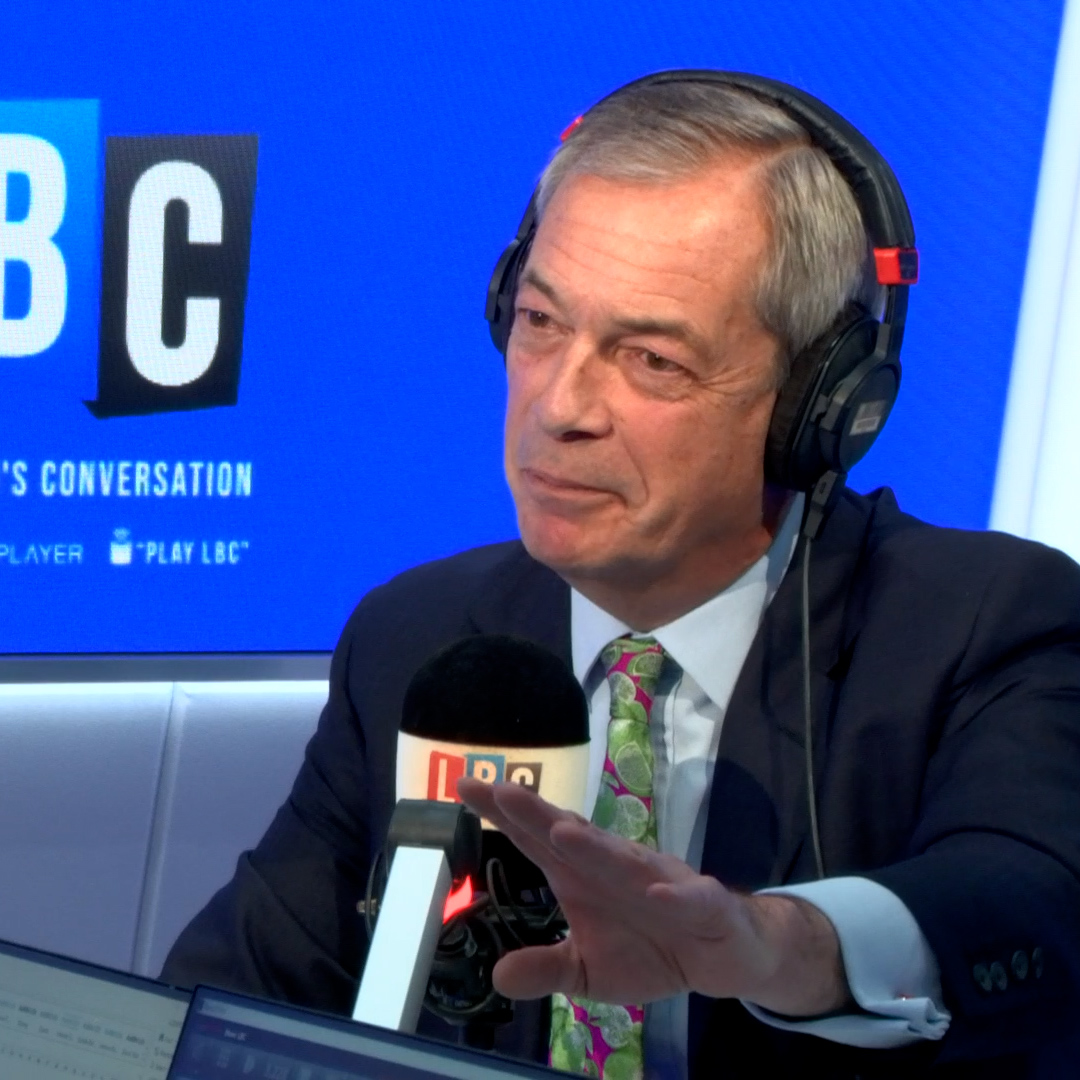 "She accused me of being a fraudster, basically, and I don't like that." "'Rape genocide apologist' is permissible, but I can't call you a fraud?" Nick Ferrari asks Nigel Farage whether Kemi Badenoch's 'offensive' accusation is protected by free speech.