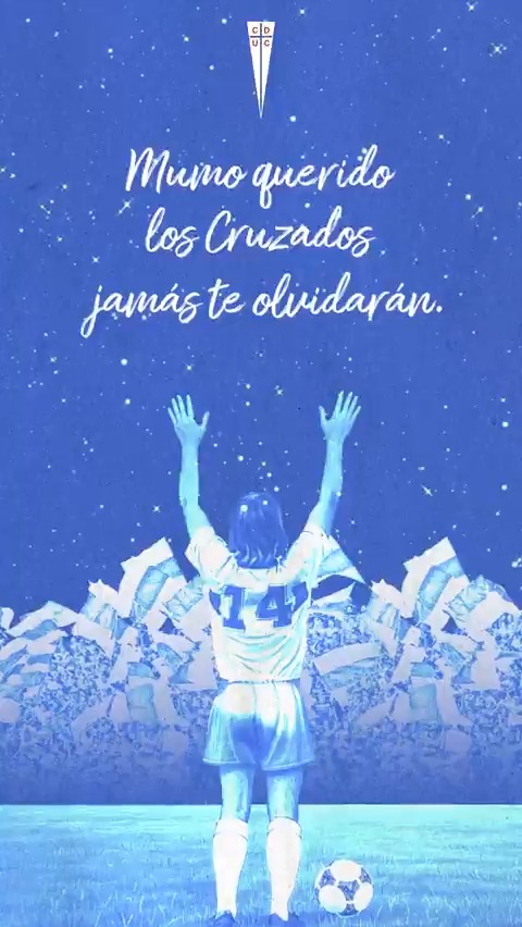Feliz cumpleaños al cielo, Mumo querido ⚪🔵 Cada 7 de enero recordamos con mucho cariño el natalicio (en 1969) de Raimundo Tupper 🤍💙 #LosCruzados y #LasCruzadas jamás te olvidarán. #EfemérideCruzada