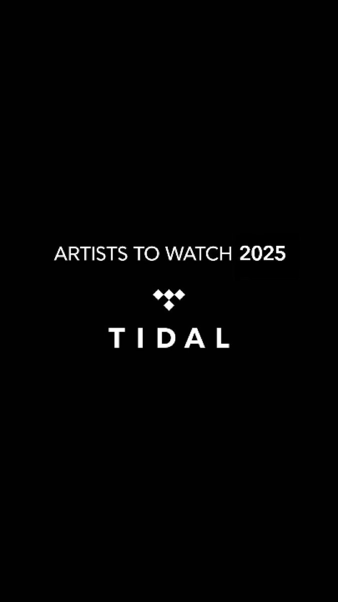 Introducing #TIDALArtistsToWatch class of 2025 🗣️ Read about this incredible list of breakthrough artists and music creators here, and watch this space throughout the year for more! 🔗