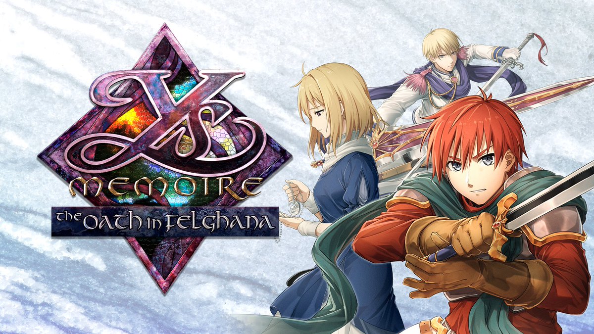 #Ys Memoire: The Oath in Felghana is available now on consoles in both digital and physical editions! Experience the iconic combat and platforming of this fan-favorite entry—enhanced with refined visuals, remastered music, Adol's voice over, and more!