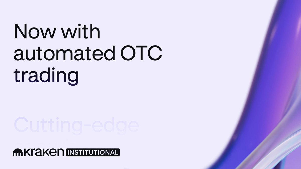 Kraken Custody provides institutional clients with a solution that marries secure digital asset storage with direct market access and support for top-traded assets, for a truly integrated experience. See how we can serve institutions like yours ⤵️