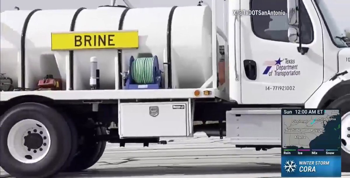 As the South gets ready for a winter storm, Adam Hammons from the @TXDOT joined us to discuss preparations underway in Texas, including pretreating roads: