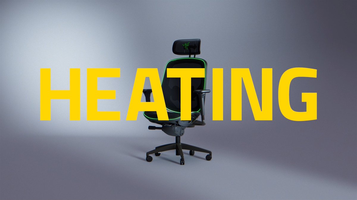 Razer revealed a new gaming chair with cooling and heating