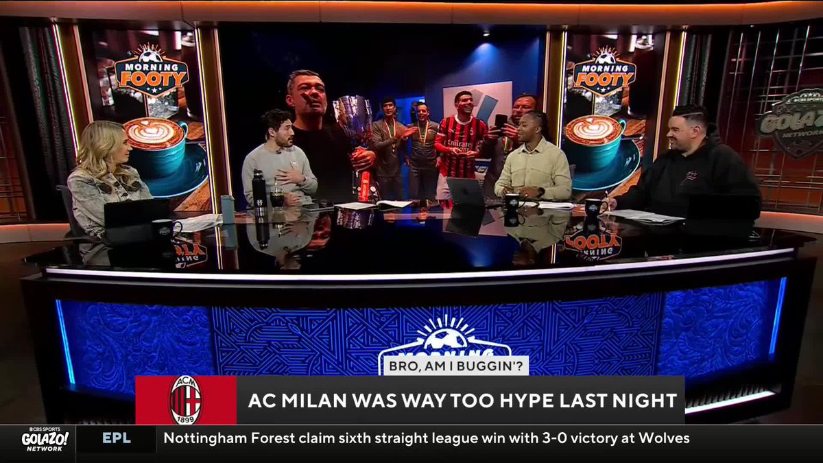 .Nico Cantor questions whether AC Milan's celebrations were a little too hype after their Supercoppa Italiana win 🤔