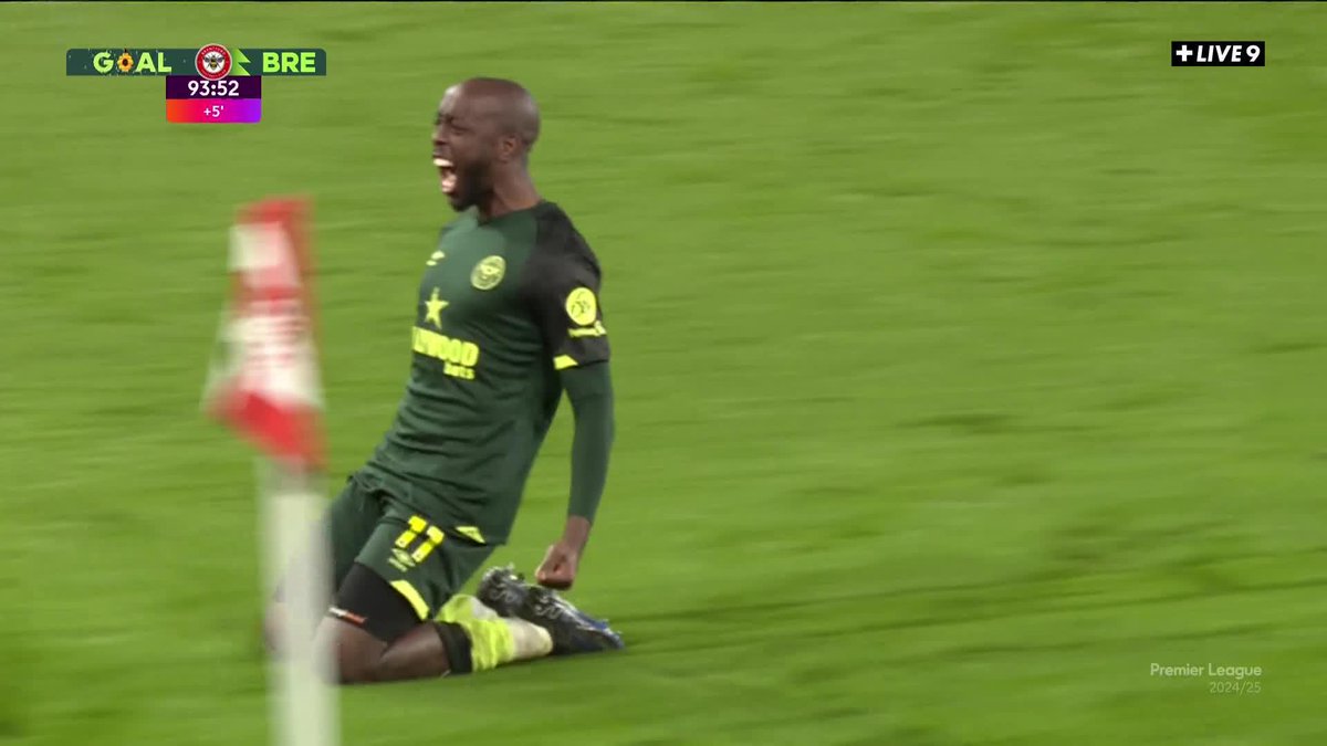 #PL 🏴󠁧󠁢󠁥󠁮󠁧󠁿 : La grosse 1ère partie de saison de Yoane Wissa 🇨🇩 (10 buts et 2 passes décisives). Peut-il atteindre la barre des 20 buts en championnat selon vous ? ⚡