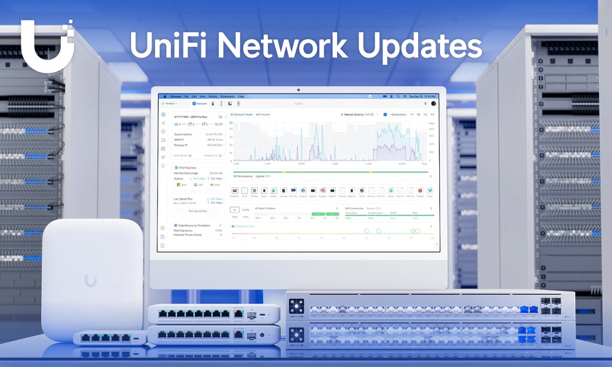 We're excited to share the latest #UniFi Network Updates: 🔹 Network 9.0 Details: 🔹 Pro HD 24 Switching 🔹 Flex 2.5G 8 Switching 🔹 U7 Pro Outdoor (6GHz AFC) Watch to learn more!