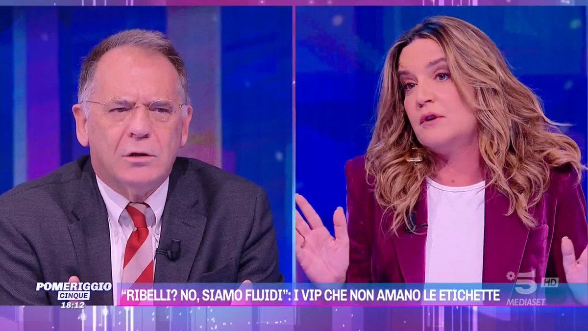 "I vip non hanno più nulla da dire: quando perdono di popolarità inventano di essere fluidi" Patrizia Groppelli a #Pomeriggio5