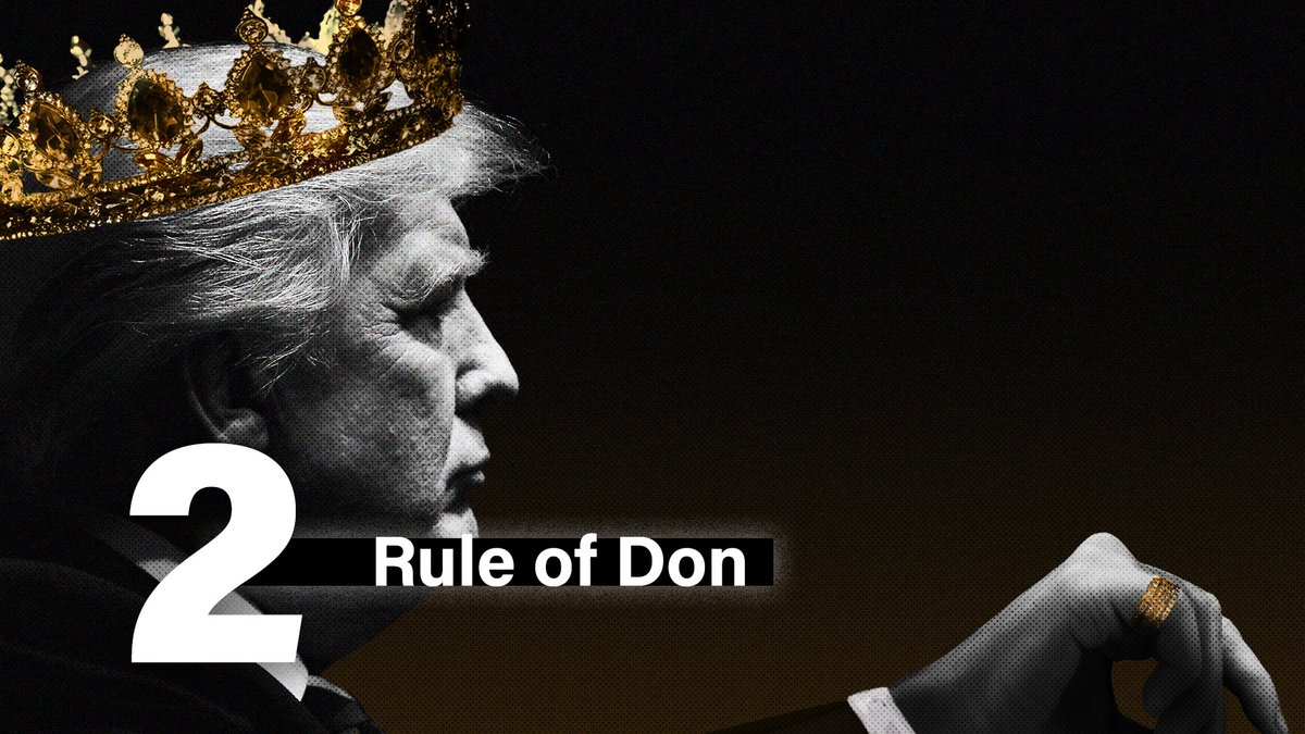 the erosion of independent checks on executive power and the rule of law will increase the extent to which the us policy landscape depends on the decisions of one powerful man Eurasia Group top risk #2 for 2025: "the rule of don"
