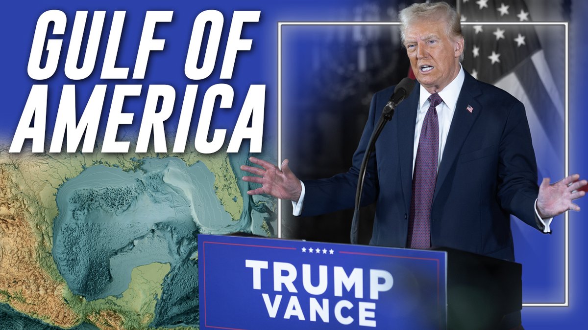 GULF OF AMERICA: Trump Announces Plan To Rename Gulf Of Mexico / Purchase Canada & Greenland For The United States In Act Of TOTAL North American Dominance » WATCH/SHARE THE LIVE X STREAM HERE: