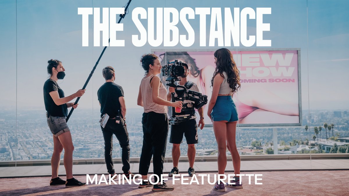 Discover THE SUBSTANCE behind the scenes: Coralie Fargeat shares how she brought her visionary tale to life. Watch the full featurette now →