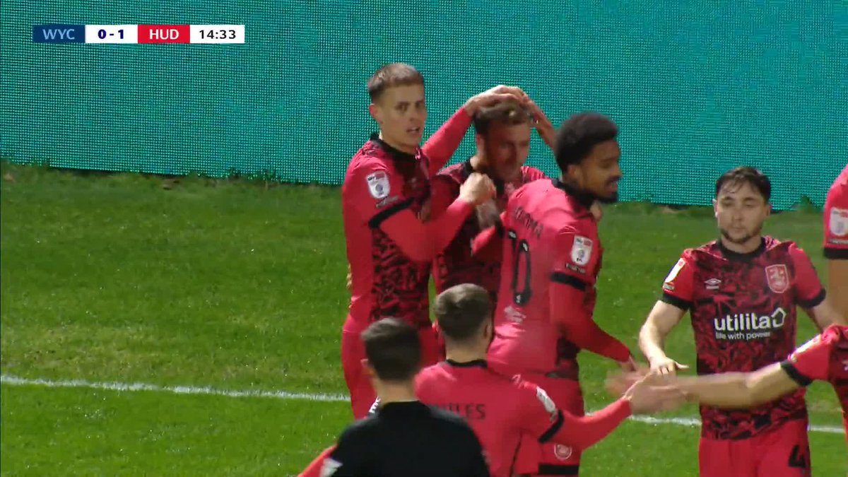 Huddersfield take an early lead at Wycombe through Herbie Kane! ๐ฅ