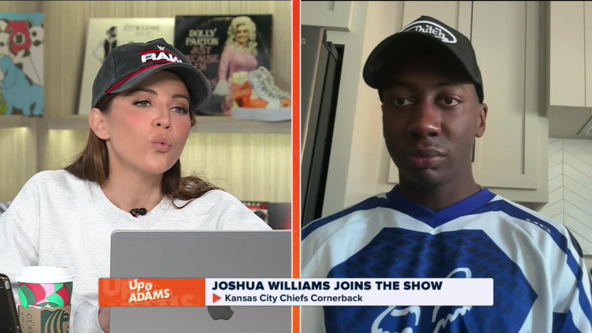 Which #Chiefs players would make the BEST WWE wrestlers??? CB Joshua Williams was TOO quick with his answer 😭 "We actually call Leo Chenal John Cena." 🫥 Joshua Williams Kansas City Chiefs Kay Adams WWE | #WWERawonNetflix