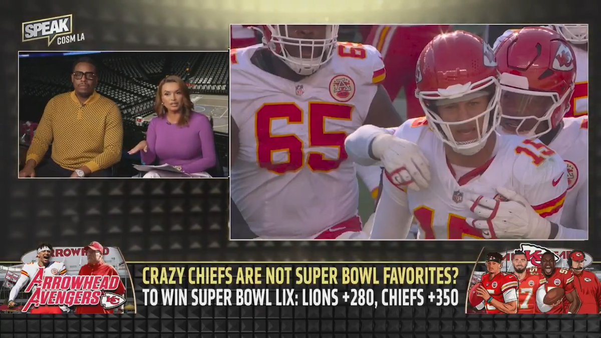 .Joy Taylor thinks it's crazy that the Chiefs aren't Super Bowl favorites, but Michael Irvin disagrees.