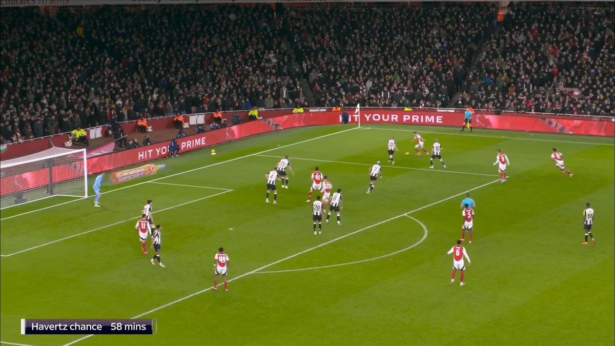 "It's an absolute sitter... he's got to score!" Shay Given can't believe Kai Havertz missed this chance against Newcastle in Arsenal's Carabao Cup defeat 😬