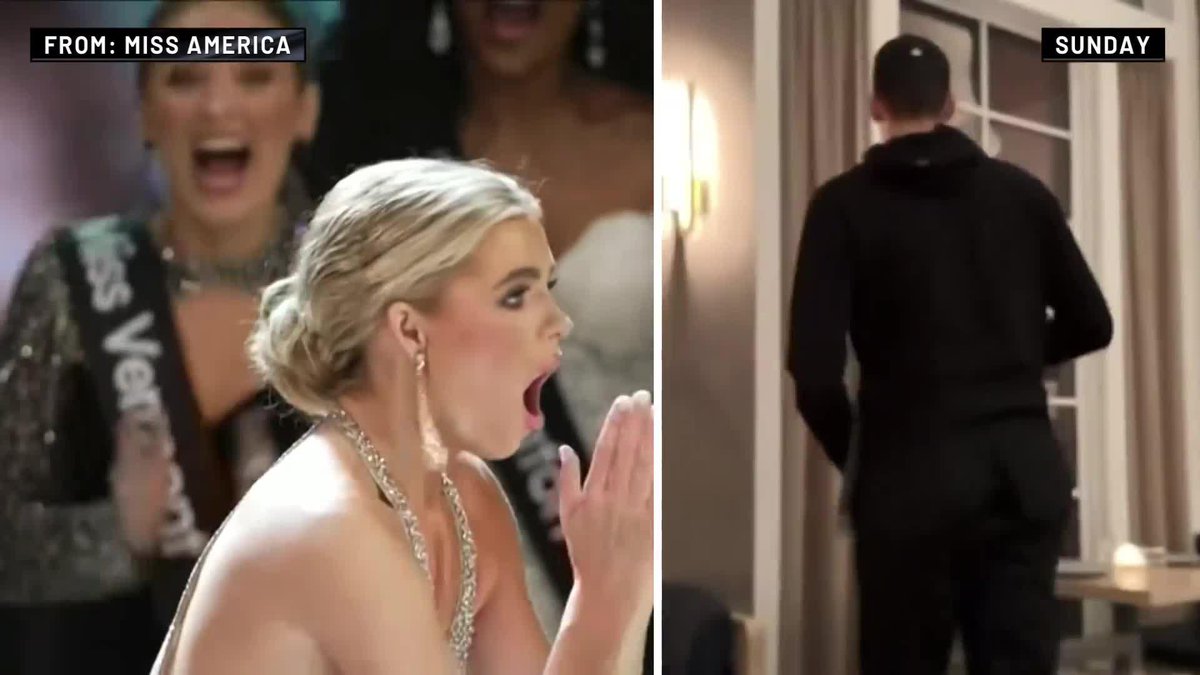 "You can say War Eagle" Chuck & the Fellas react to Walker Kessler's girlfriend, Abbie Stockard, winning Miss America 🇺🇸👏