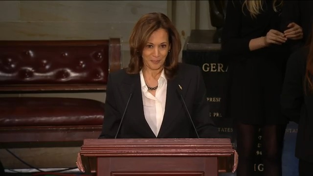 Must watch: Vice President Harris pays tribute to the life and legacy of former President Jimmy Carter.