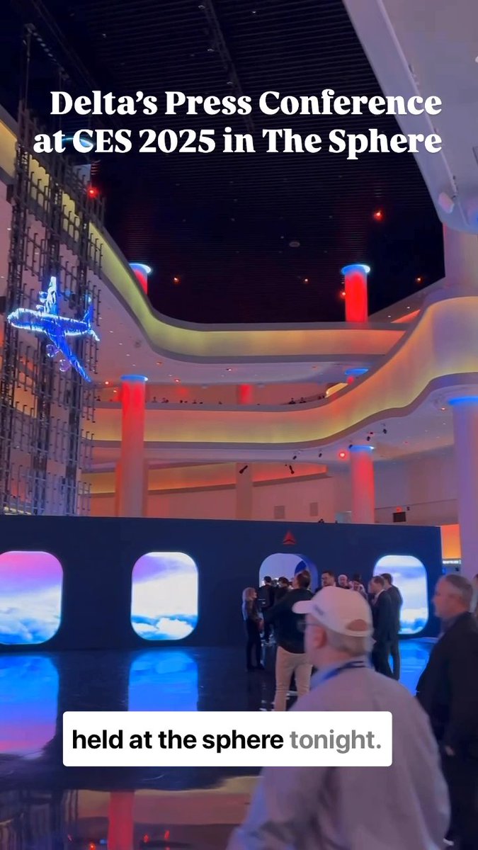 Our senior editor Billy Steele is attending the first press conference ever held in The Sphere in Las Vegas. #CES2025