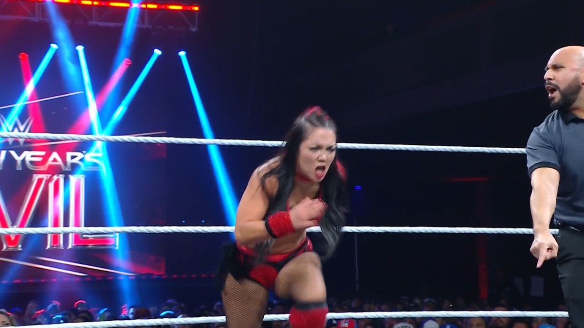 .roxanne and GIULIA = ジュリア are doing WHATEVER it takes to bring home the gold! 🙌 #WWENXT | #NewYearsEvil