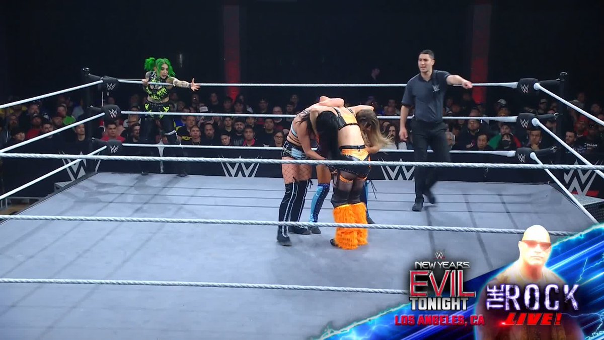 .ยฏ\(ยฐ_o)/ยฏ and Shotzi make quite the duo! ๐ #WWENXT | #NewYearsEvil