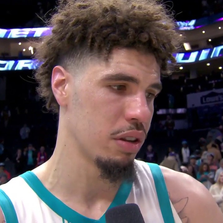 "You feel like your swag coming back every single time one hits?" LaMelo Ball: "Oh no, I always got that. Even when I wake up I just feel great for real. I don't know what it is." Melo's confidence is unmatched 😅