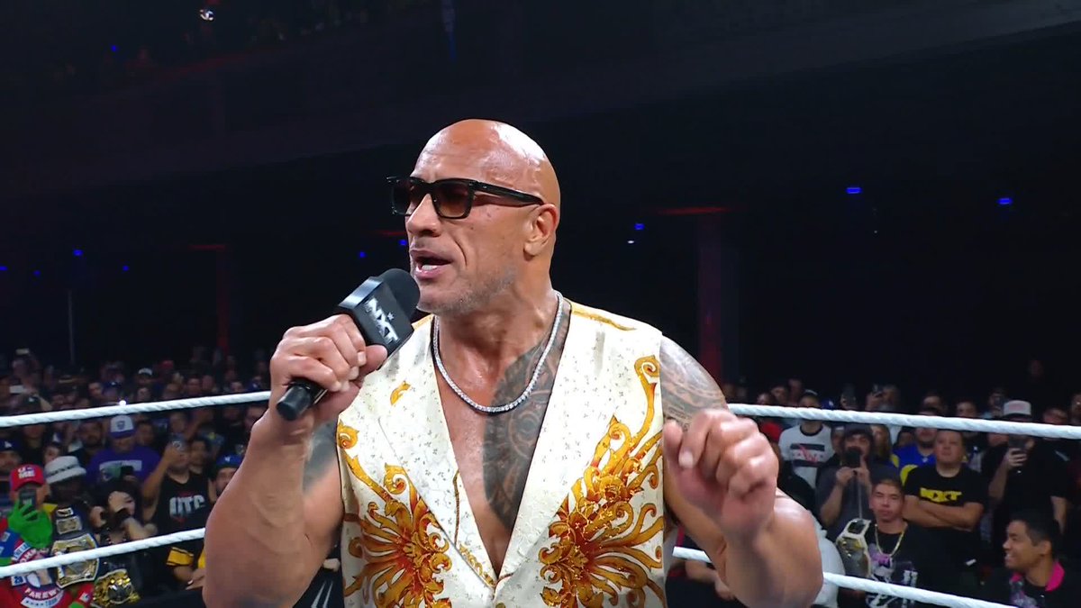 "The Rock is The Final Boss, thinking 20 steps ahead." Dwayne Johnson ALWAYS has a plan... 👀 #WWENXT | #NewYearsEvil
