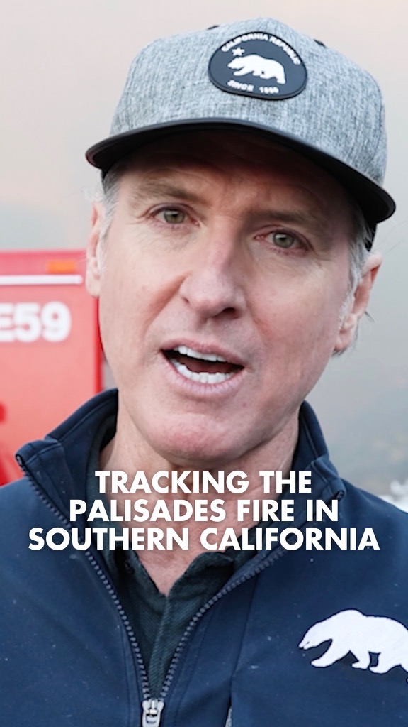 All hands are on deck to fight the #PalisadesFire in Southern California. California is deeply grateful for the brave firefighters & first responders battling the blaze. We will continue to mobilize resources and support local communities as they respond to this severe weather.