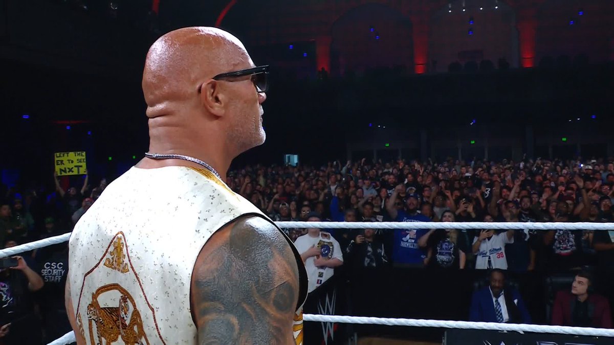 "NXT, The Shrine here in Los Angeles, this is what you want to go to!" Dwayne Johnson knows that there's something special with #WWENXT. #NewYearsEvil
