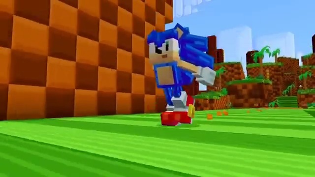 Sonic is now in Minecraft! Run at the speed of sound, collect Rings, and bop mobs like they're Badniks as the Blue Blur, Knuckles, Tails, Amy, and Shadow with this new add-on!
