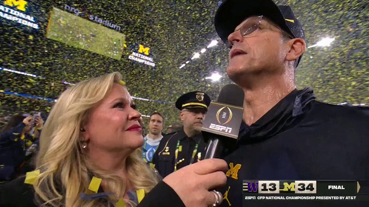One year ago today, each piece of maize and blue confetti told a story.