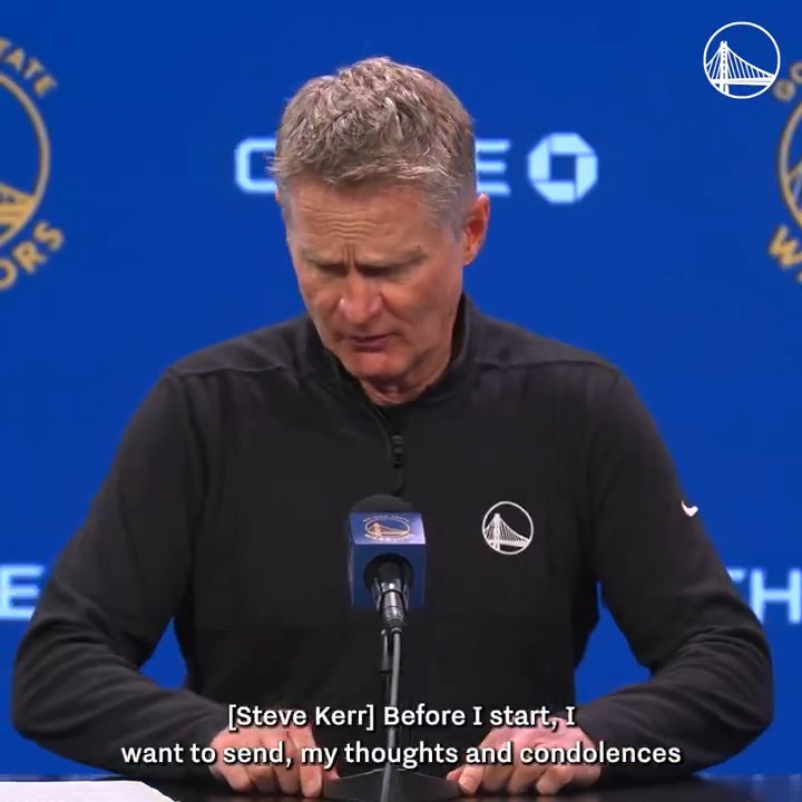 Steve Kerr on the devastating wildfires in Los Angeles.