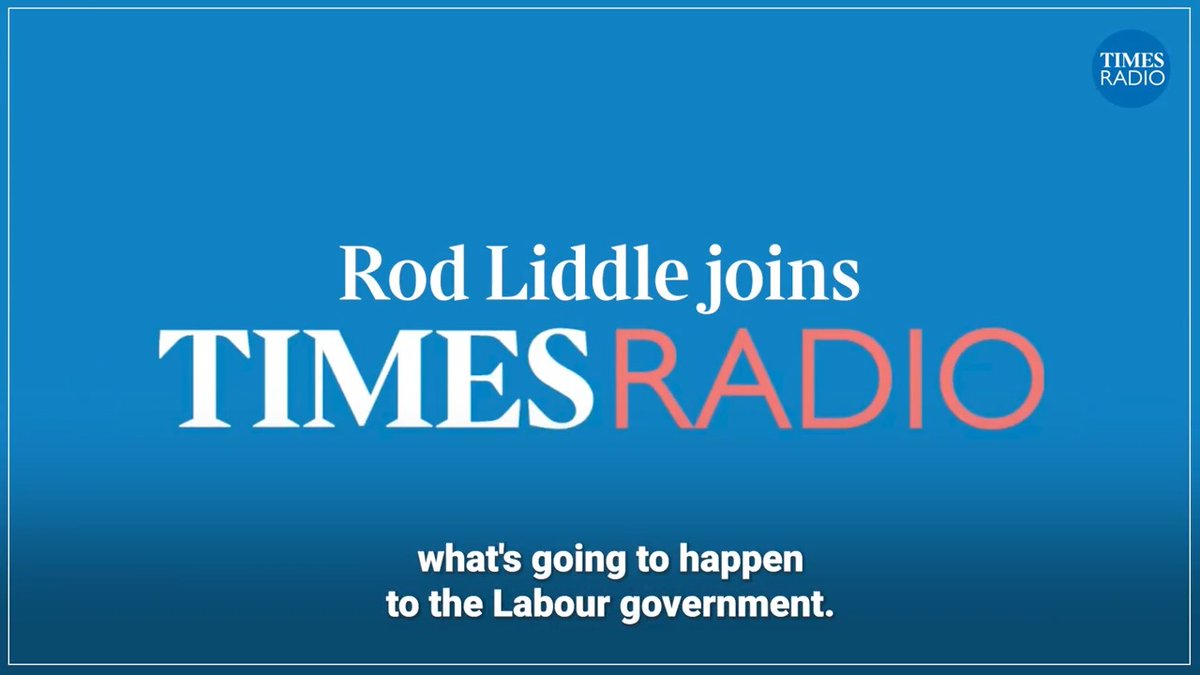 🚨 BREAKING NEWS 🚨 Sunday Times columnist Rod Liddle is joining Times Radio 📻 He's got a brand-new show every Saturday morning, packed with engaging discussion of the big stories from the week. Tune in to hear Rod Liddle this Saturday from 10am to 1pm. #TimesRadio