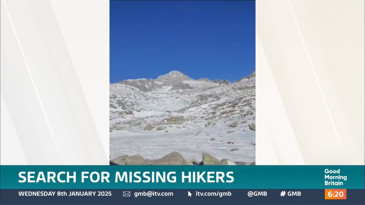 It’s now a week since two British hikers went missing in the Italian Dolomites. Aziz Ziriat and Sam Harris were last seen on New Year’s Day. A 50 strong search party, infrared drones and a helicopter are searching for them. James Gooderson reports.