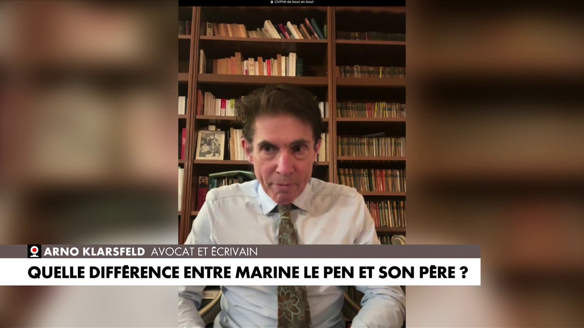 Arno Klarsfeld : «Marine Le Pen n'est pas antisémite. Elle n'a jamais tenu de propos antisémites» dans #LaMatinale