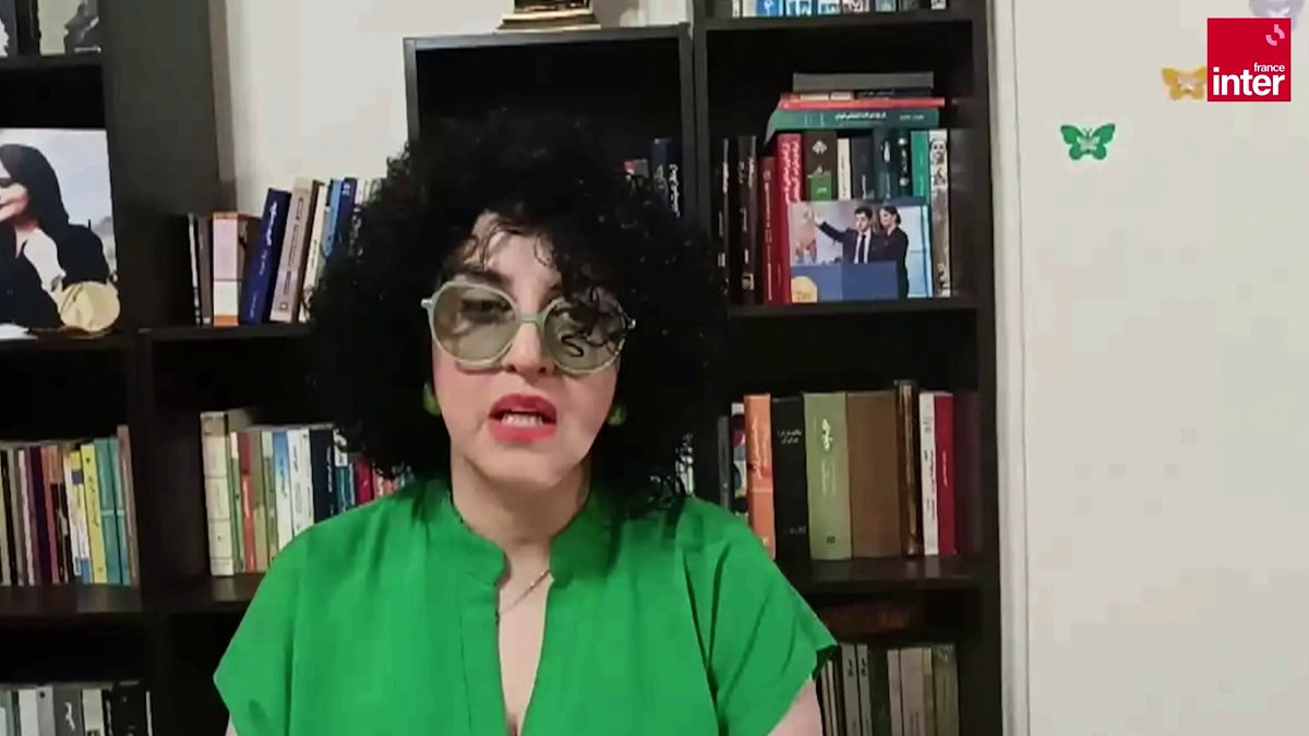 "Les murs de la prison n'ont pas réussi à me faire taire", déclare Narges Mohammadi, prix Nobel de la paix 2023 #le710Inter