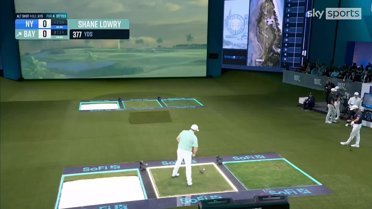 The first tee shots in TGL history 🙌