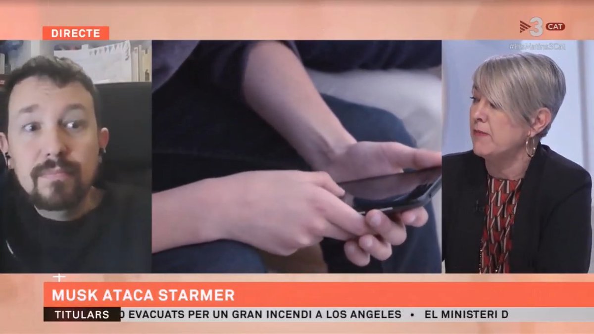 Debatiendo en TV3 sobre las injerencias de Elon Musk en la política europea, he explicado la propuesta que hacemos hoy en el editorial de Diario Red de crear una red social pública europea. Esto es lo que ha pasado 👇🏻