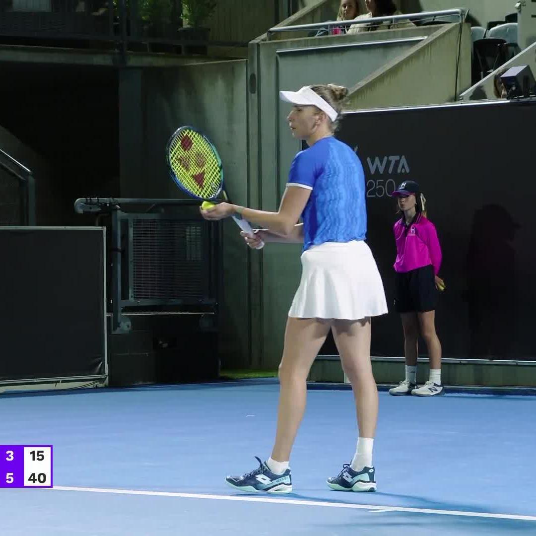 5th #HobartTennis quarterfinal incoming for Elise Mertens 🔜