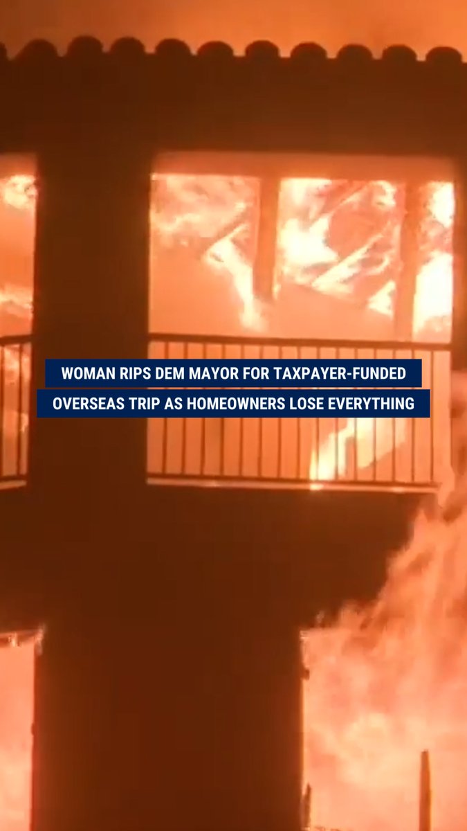 'WHERE WERE YOU?': Wildfire victim excoriates Los Angeles' Democratic Mayor Karen Bass for being out of the country as massive inferno engulfs the City of Angels.