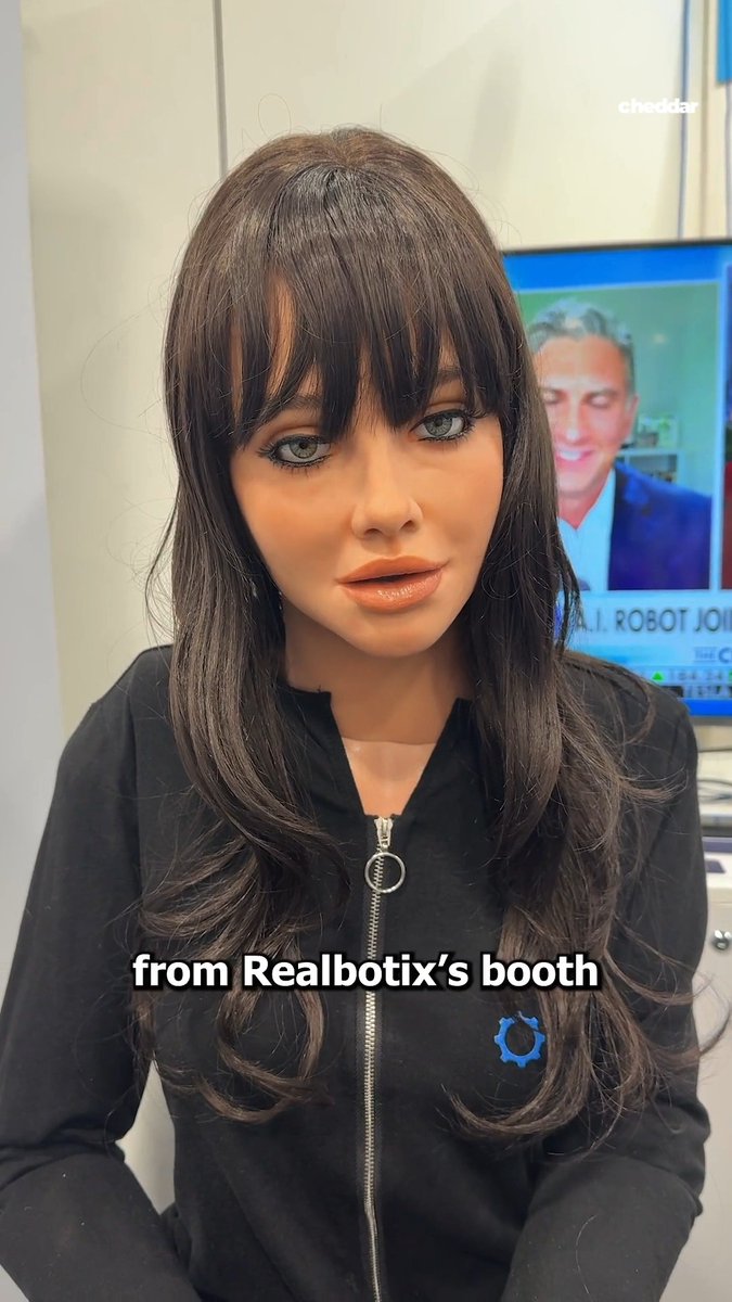 Is this the future of companionship? 🤖 This definitely makes us question things. Realbotix just unveiled Melody, their latest humanoid robot, at CES 2025.