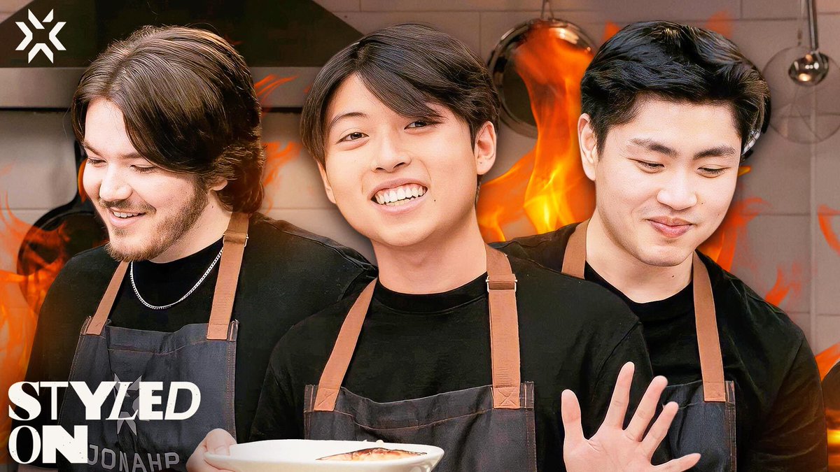 Chat, let them cook 👨‍🍳 LFT OXY, ban, and G2 JonahP test their skills in the kitchen with Phillip Kovalev as the IGL in the latest Styled On.
