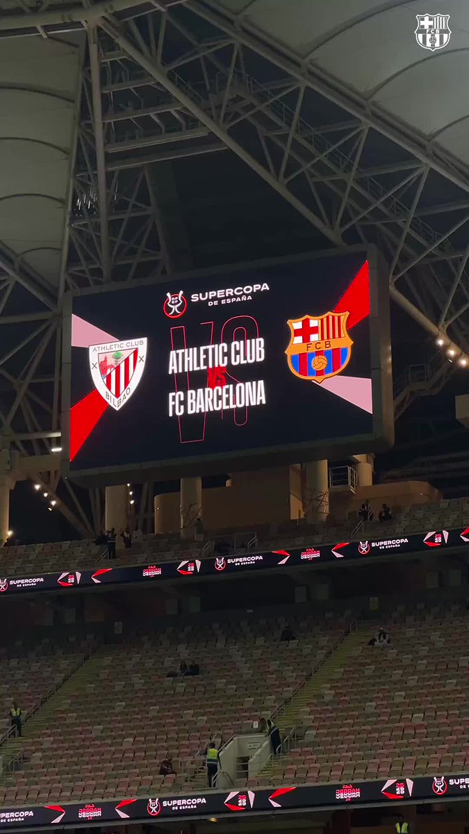 🏟️ King Abdullah Sports City 🏆 Spanish Super Cup Semifinal!