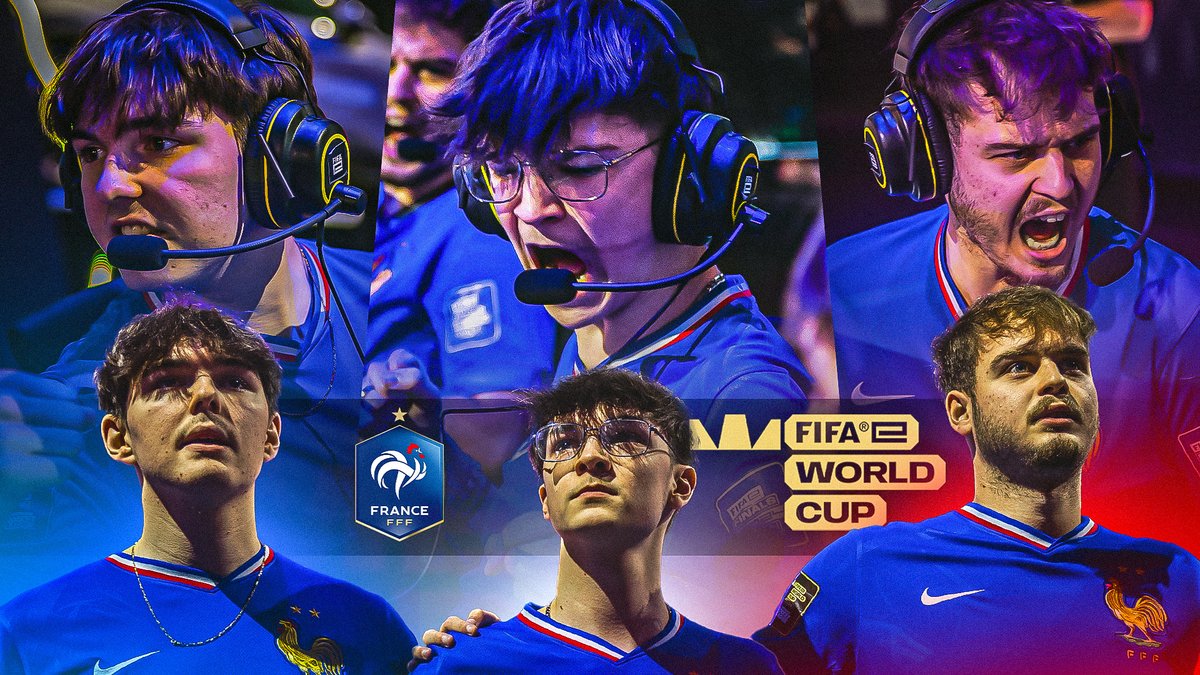 📽️ NOUVELLE VIDÉO Les Bleus 🇫🇷 à la conquête du Monde. Le Documentaire sur la FIFAe WORLD CUP &amp; le parcours de Equipe de France eFoot ⭐️ avec Zen, Vatira, M0nkeyM00n &amp; Ferra. Disponible maintenant !